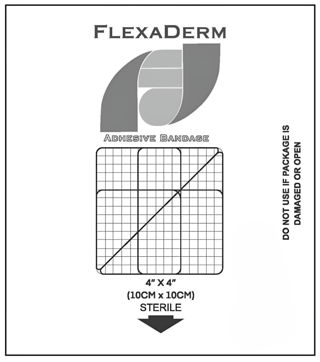 (5) 4"x 4" Waterproof Bandages