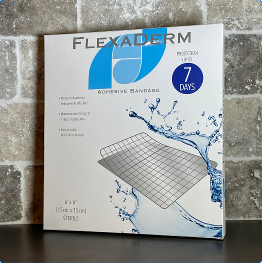 FlexaDerm - 4x 4 Waterproof Bandages - 25 Patches