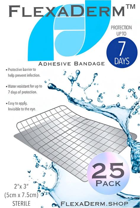 (25) 2"x 3" Waterproof Bandages