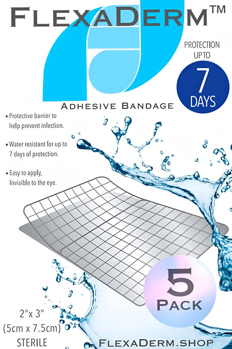 (5) 2"x 3" Waterproof Bandages